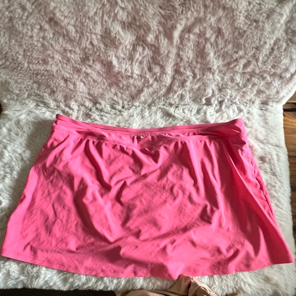 crown & ivy Other - Crown & Ivy Pink Swim Skirt